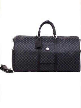 Rioni BLACK Signature Duffel Traveler Bag STB20054